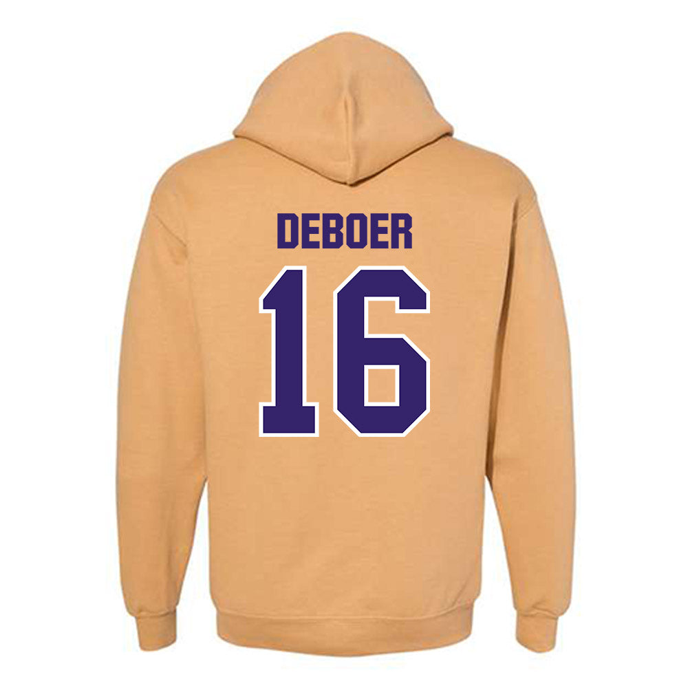 Washington - NCAA Softball : Alexis DeBoer - Classic Shersey Hooded Sweatshirt-1