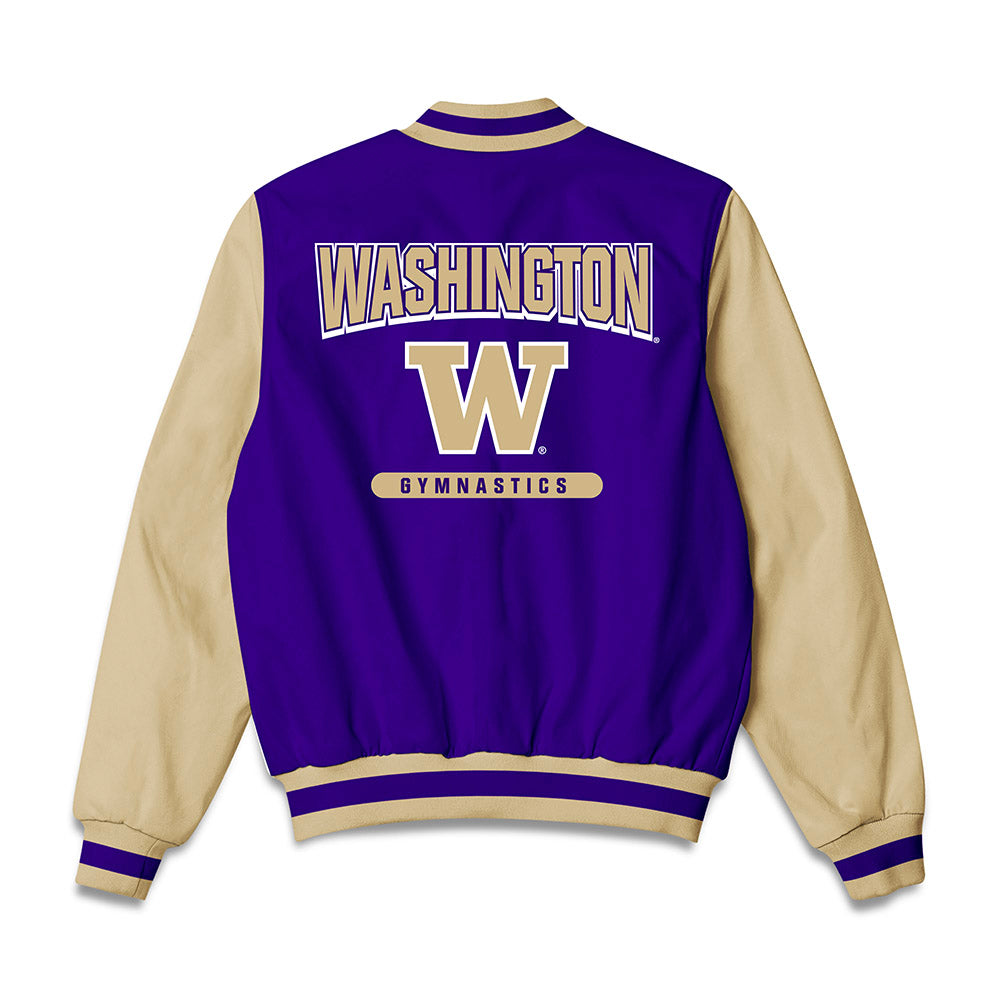 Washington - NCAA Women's Gymnastics : Kristin Lin - Bomber Jacket-1