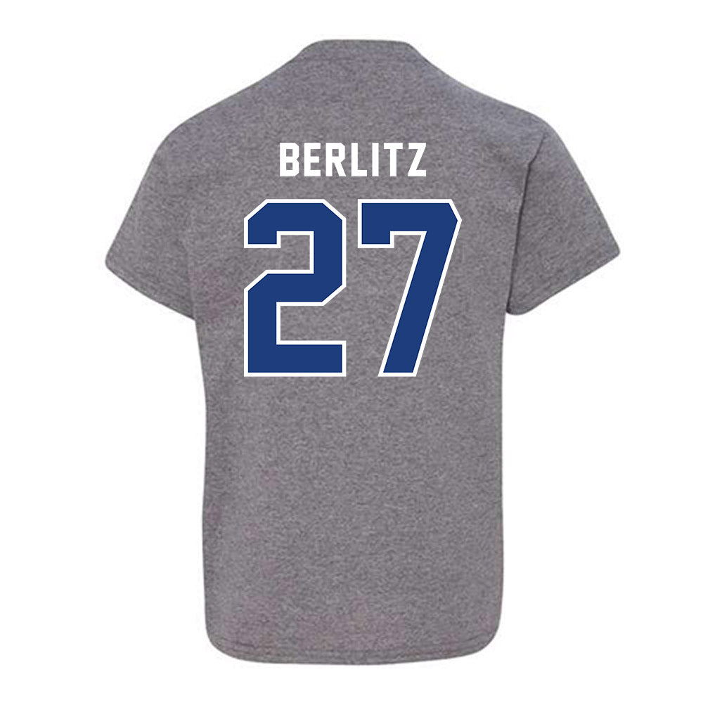 CCSU - NCAA Football : Derek Berlitz - Youth T-Shirt-1