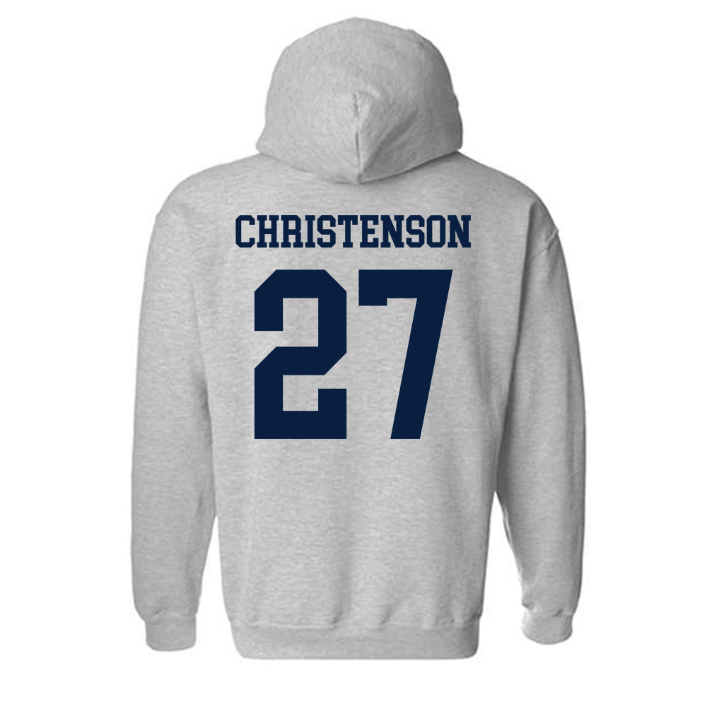 Penn State - NCAA Men's Ice Hockey : Cade Christenson - Classic Shersey Hooded Sweatshirt-1
