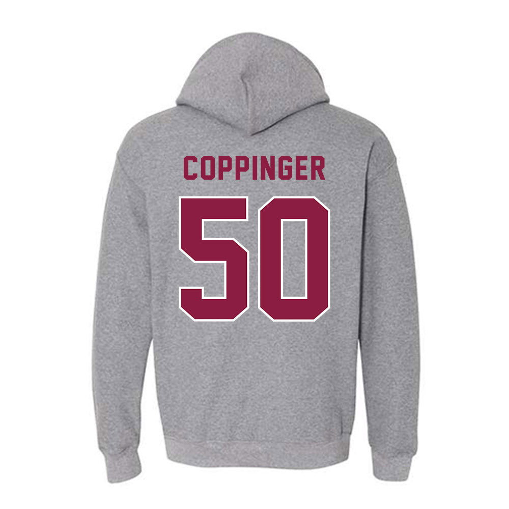 EKU - NCAA Football : Liam Coppinger - Classic Shersey Hooded Sweatshirt-1