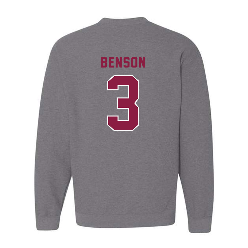 EKU - NCAA Baseball : Kobe Benson - Classic Shersey Crewneck Sweatshirt-1
