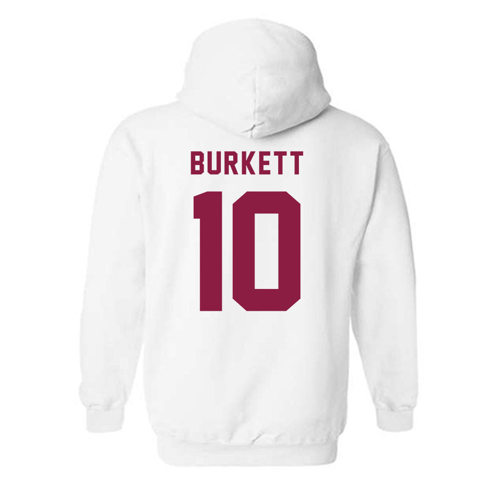 EKU - NCAA Football : Myles Burkett - Classic Shersey Hooded Sweatshirt-1