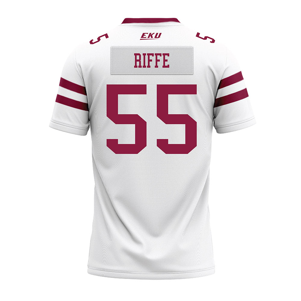 EKU - NCAA Football : Brody Riffe - White Premium Football Jersey-1