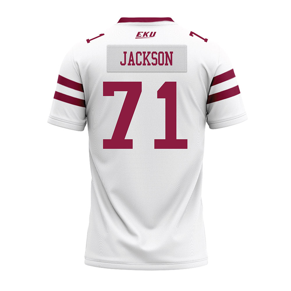 EKU - NCAA Football : OBrien Jackson - Premium Football Jersey-1