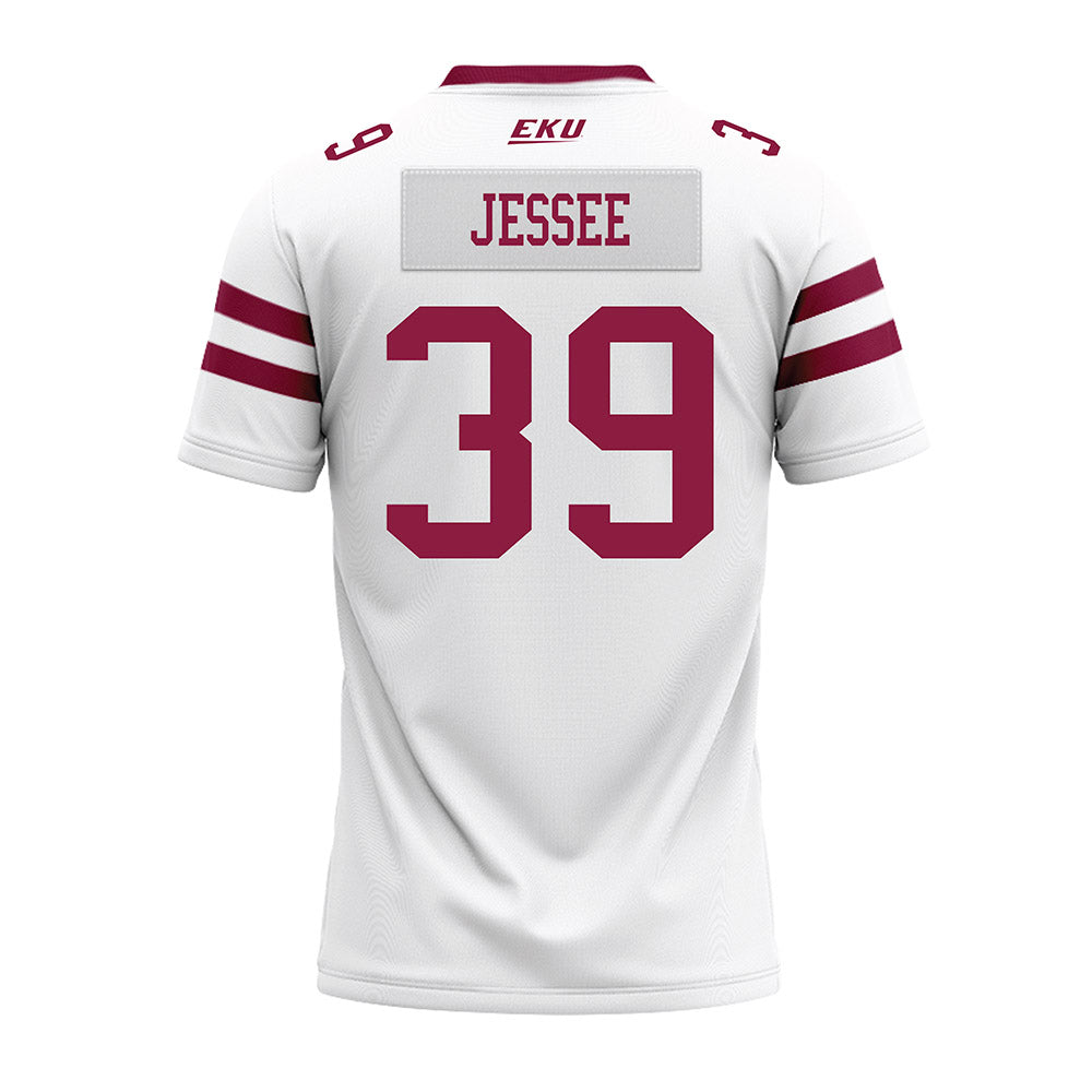 EKU - NCAA Football : Cameron Jessee - White Premium Football Jersey-1