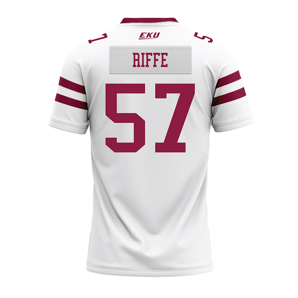 EKU - NCAA Football : Graysen Riffe - White Premium Football Jersey-1