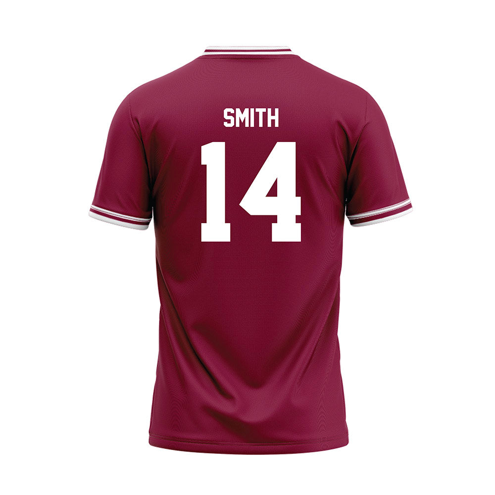 EKU - NCAA Softball : Jordan Smith - Maroon Baseball Jersey-1