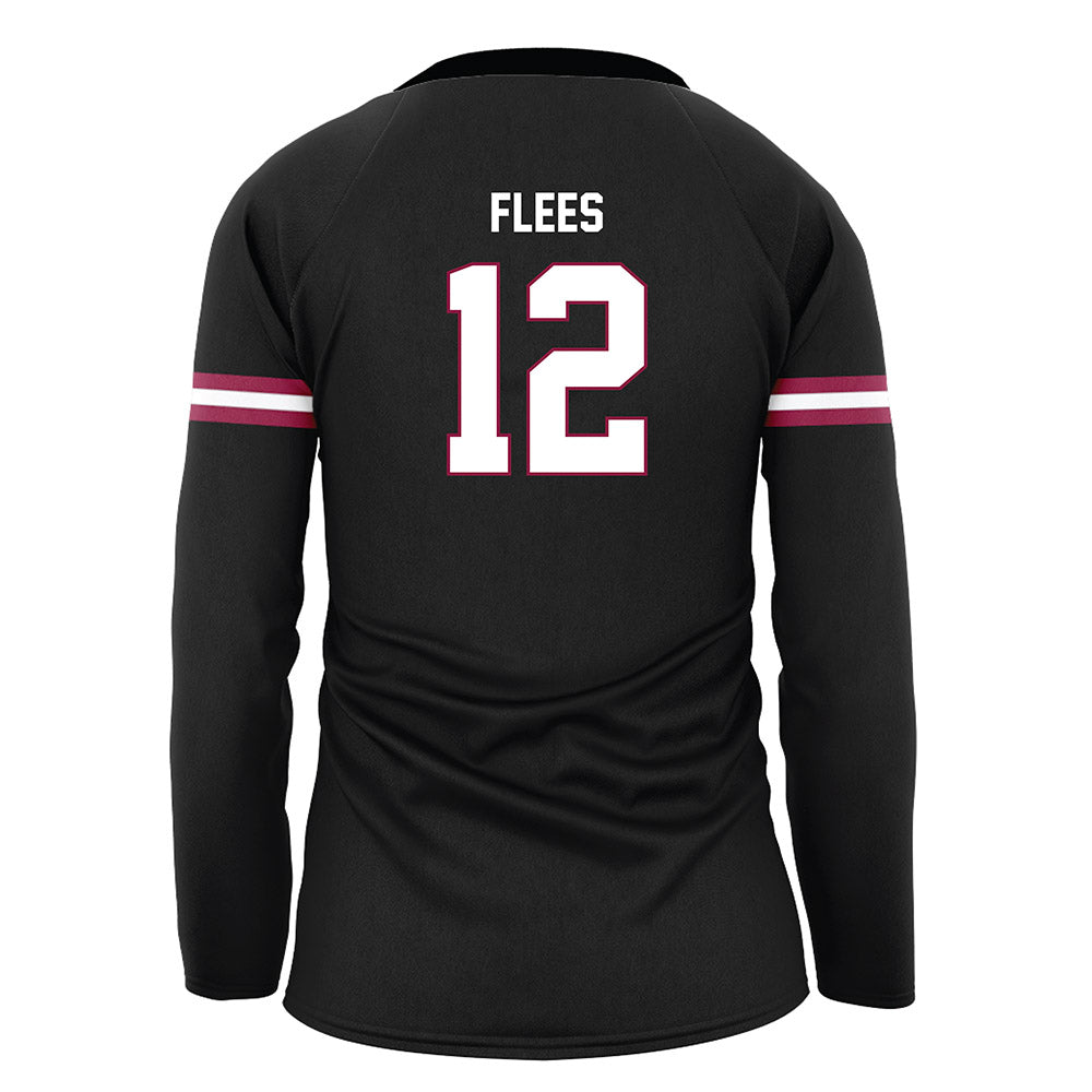 EKU - NCAA Women's Volleyball : Caitlyn Flees - Black Volleyball Jersey-1