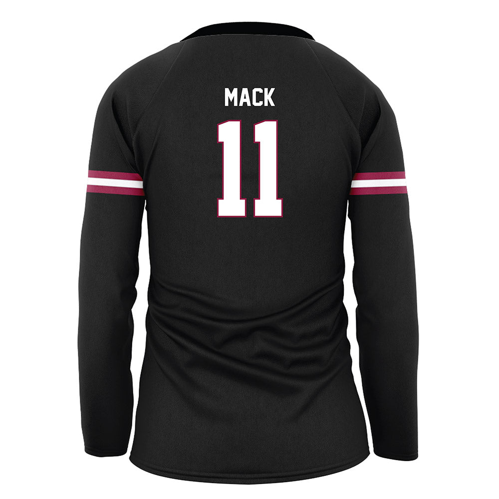 EKU - NCAA Women's Volleyball : Amanda Mack - Black Volleyball Jersey-1