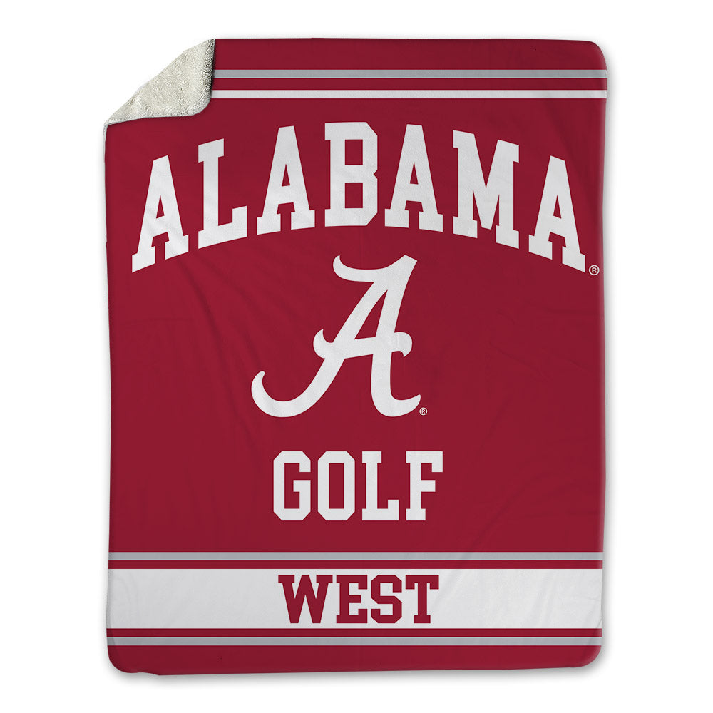 Alabama - NCAA Men's Golf : Dillon West - Blanket-0
