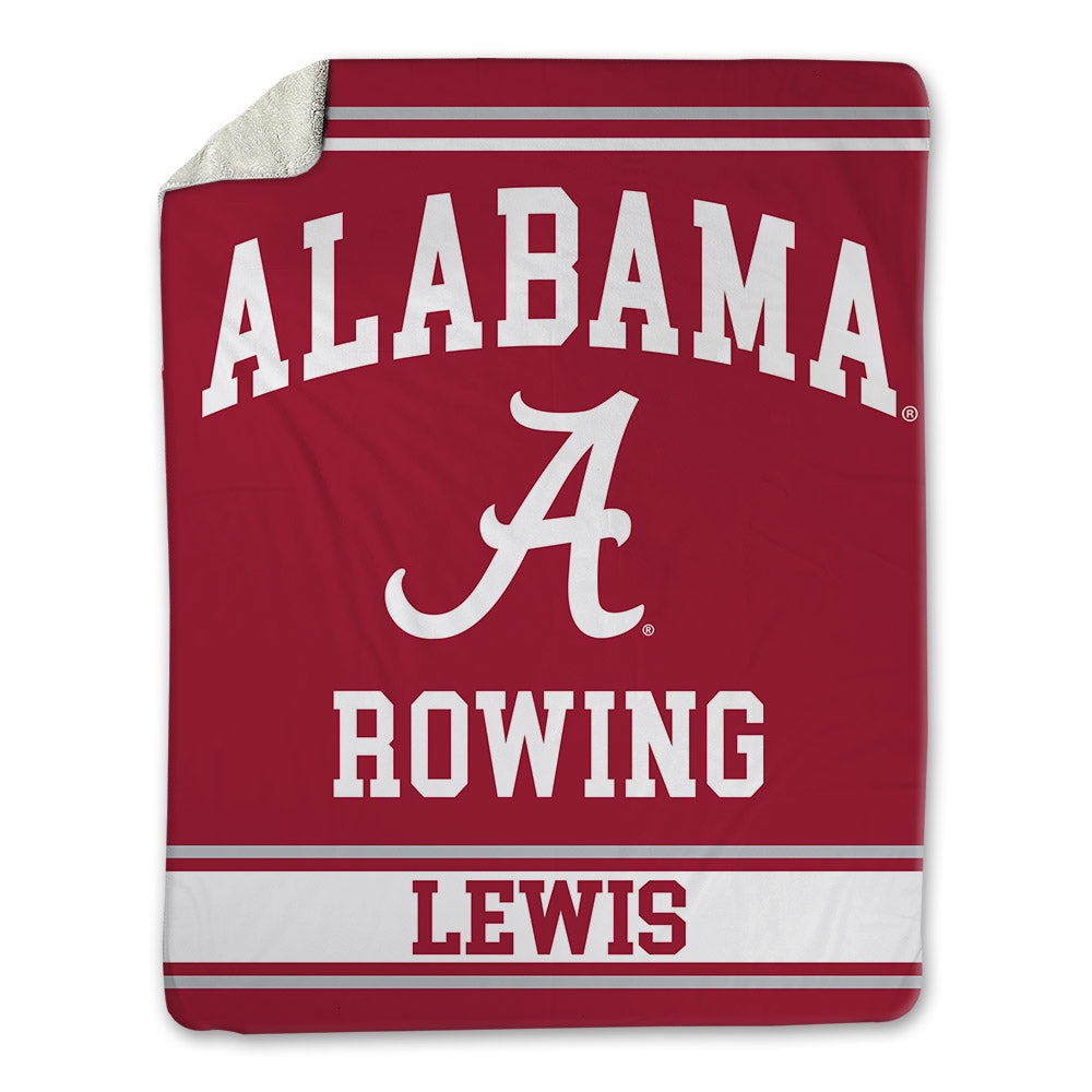 Alabama - NCAA Women's Rowing : Reagan Lewis - Blanket-0
