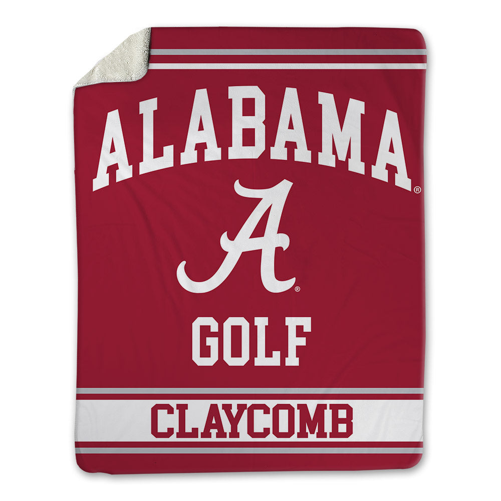 Alabama - NCAA Men's Golf : Canon Claycomb - Blanket-0