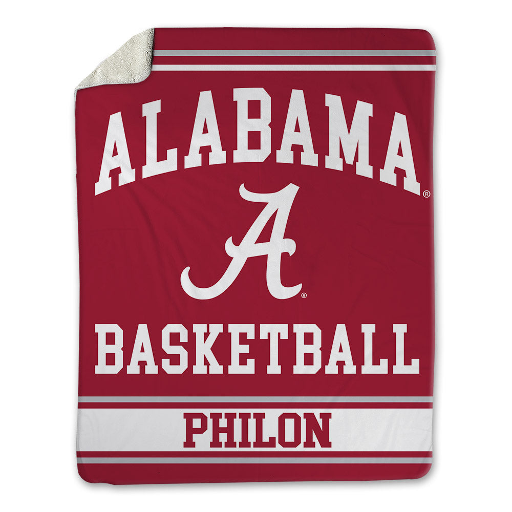 Alabama - NCAA Men's Basketball : Labaron Philon - Blanket-0