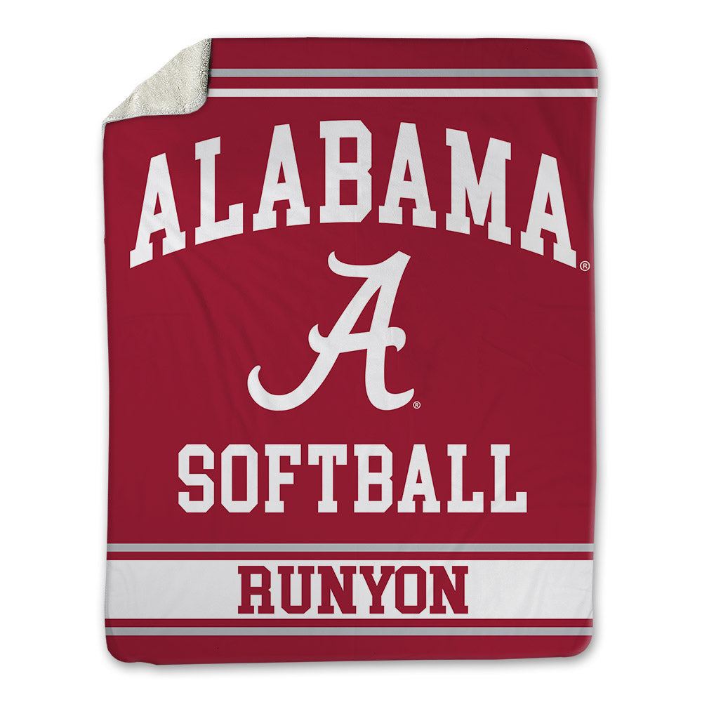 Alabama - Softball Alumni : Marisa Runyon - Blanket-0