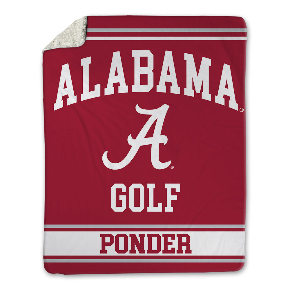 Alabama - NCAA Men's Golf : Thomas Ponder - Blanket-0