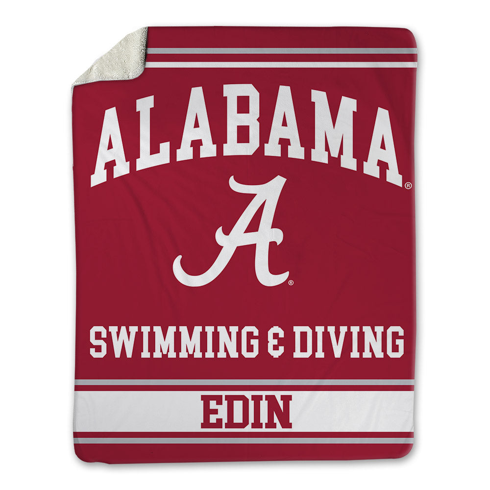 Alabama - NCAA Men's Swimming & Diving : Peter Edin - Blanket-0