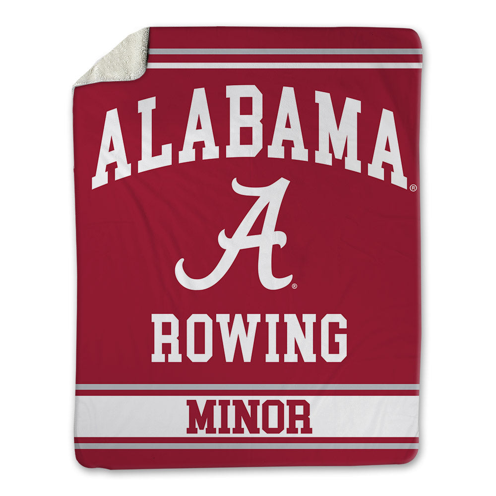 Alabama - NCAA Women's Rowing : Riley Minor - Blanket-0