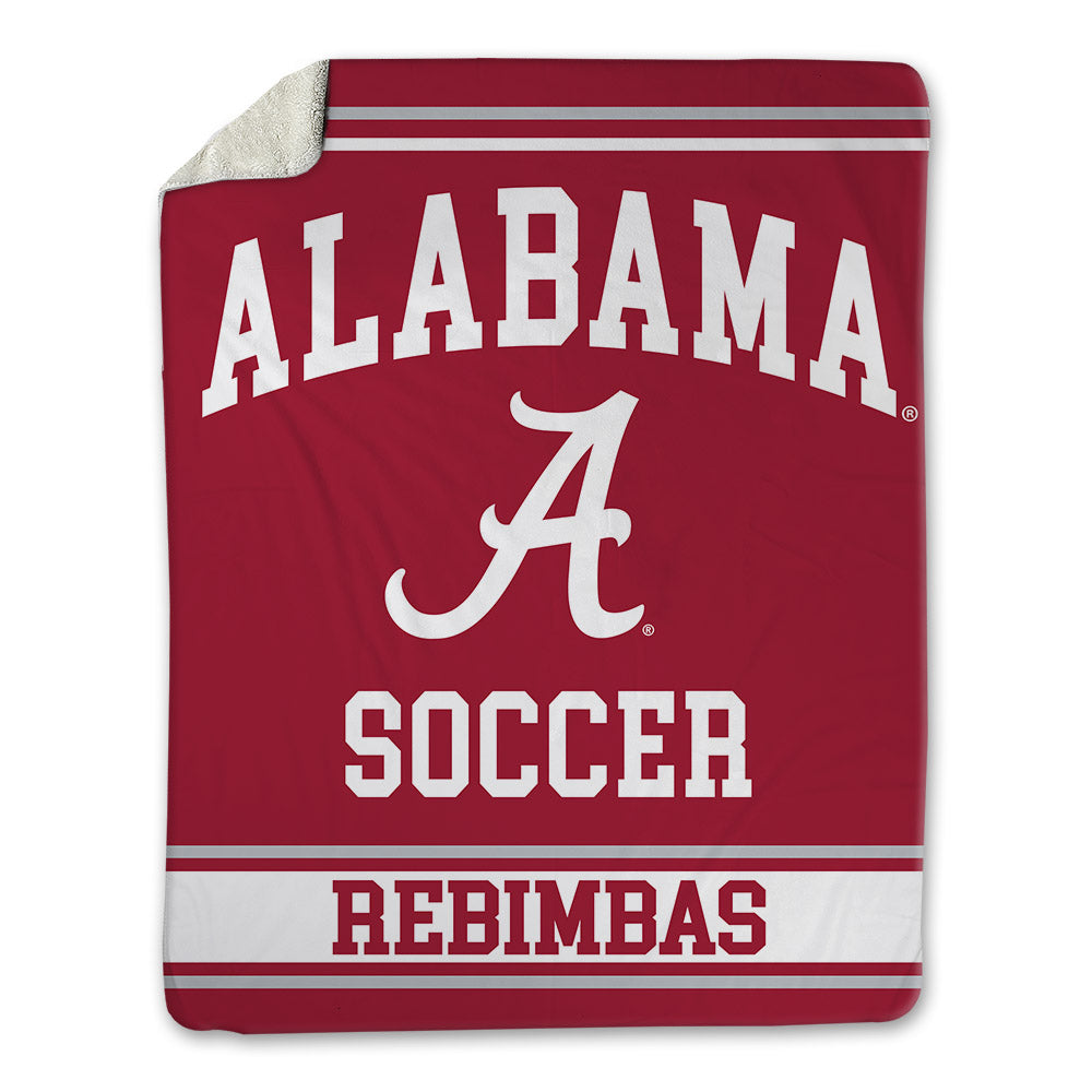 Alabama - NCAA Women's Soccer : Melina Rebimbas - Blanket-0