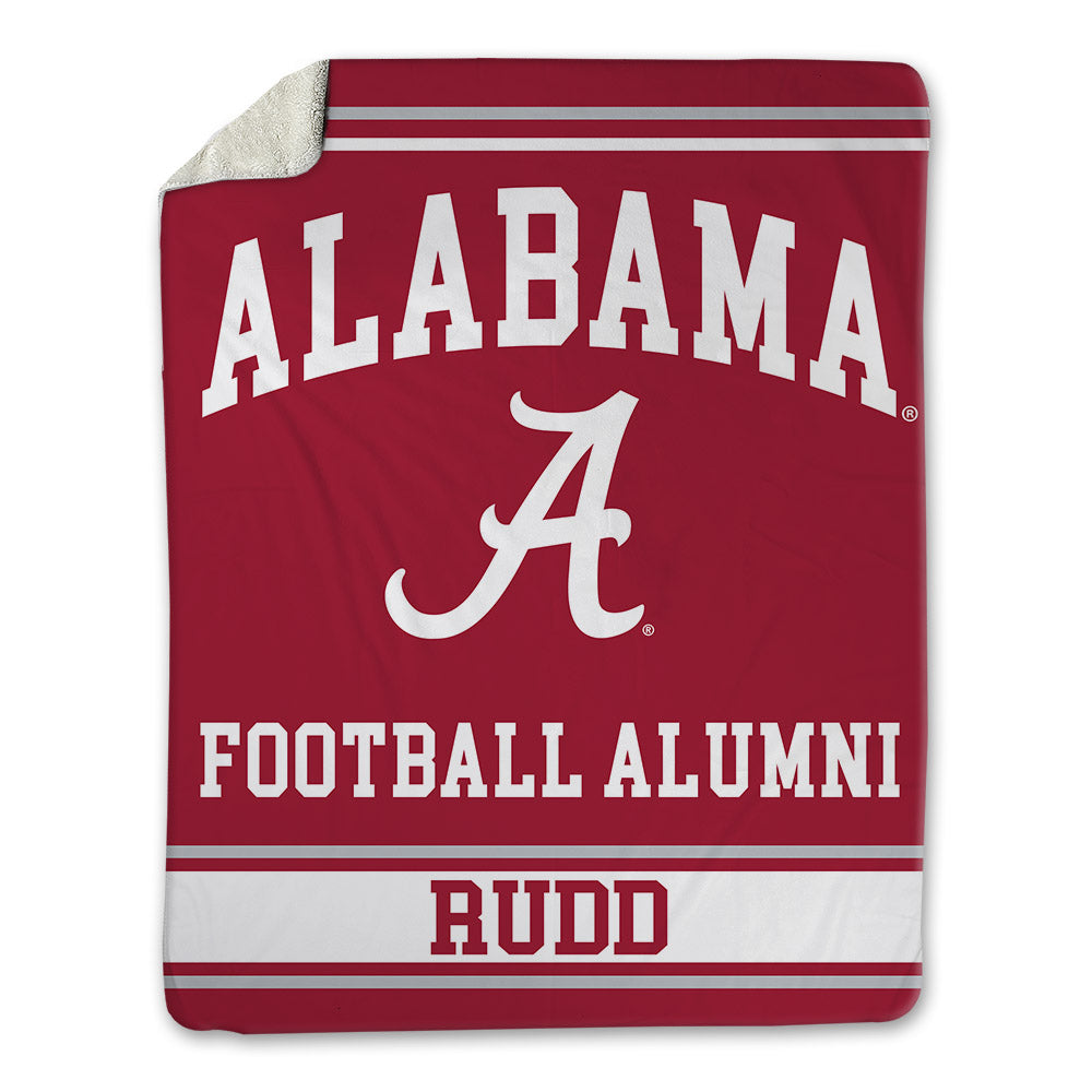 Alabama - Football Alumni : Dwayne Rudd - Blanket-0