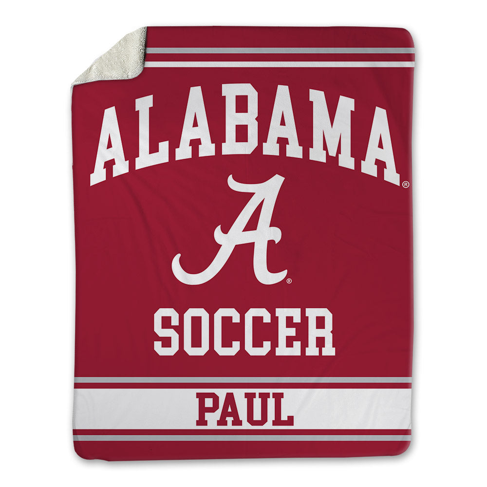 Alabama - NCAA Women's Soccer : Gianna Paul - Blanket-0