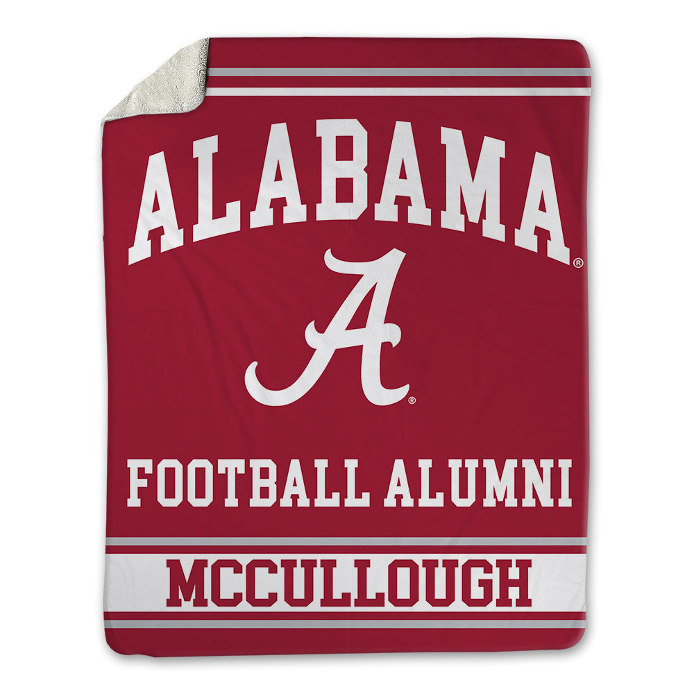 Alabama - Football Alumni : Alfred McCullough - Blanket-0