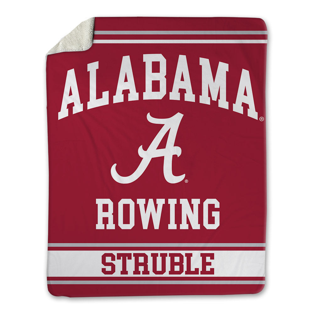 Alabama - NCAA Women's Rowing : Michala Struble - Blanket-0