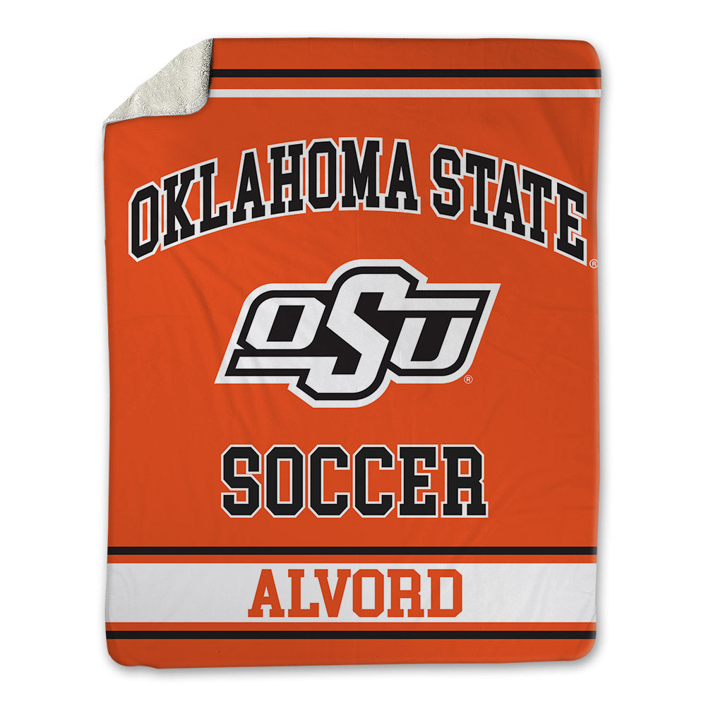 Oklahoma State - NCAA Women's Soccer : Emma Alvord - Blanket-0