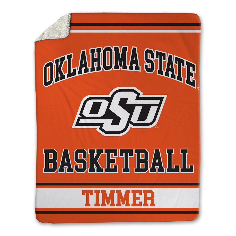 Oklahoma State - NCAA Women's Basketball : Haleigh Timmer - Blanket-0