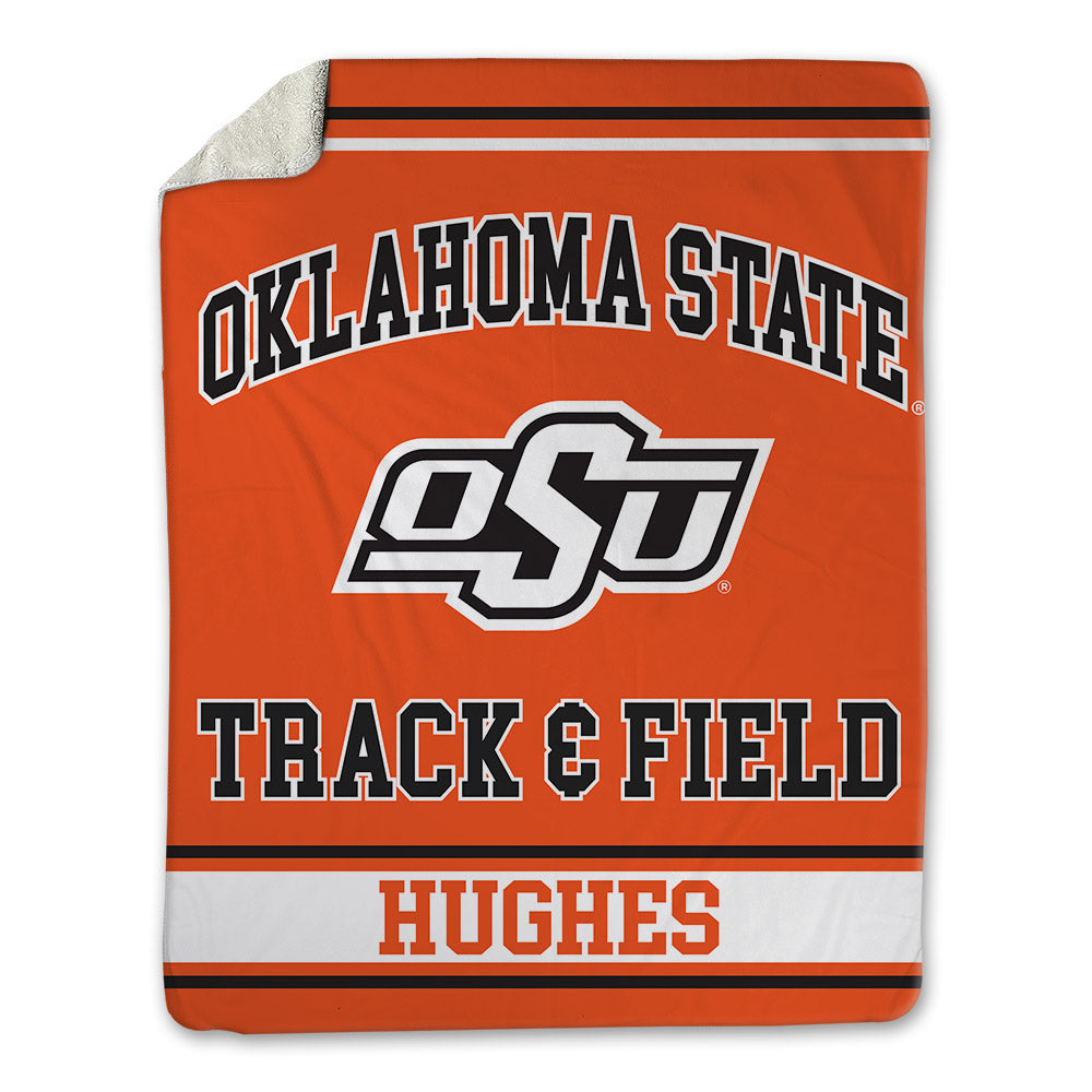 Oklahoma State - NCAA Men's Track & Field : Andrew Hughes - Blanket-0
