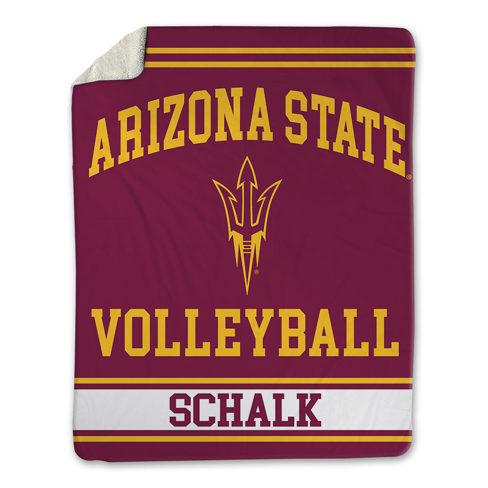 Arizona State - NCAA Women's Volleyball : Maeva Schalk - Blanket-0