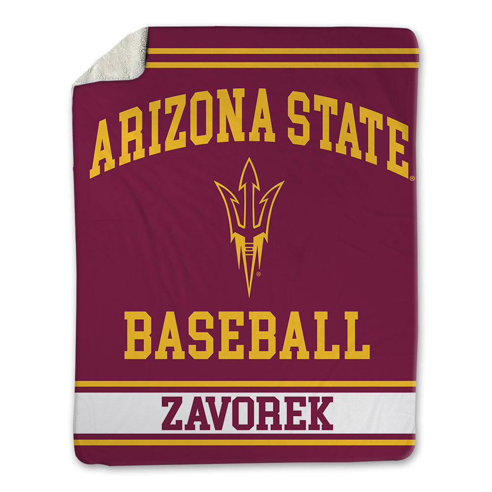 Arizona State - NCAA Baseball : Beckett Zavorek - Blanket-0