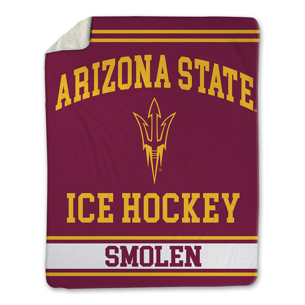 Arizona State - NCAA Men's Ice Hockey : Kyle Smolen - Blanket-0