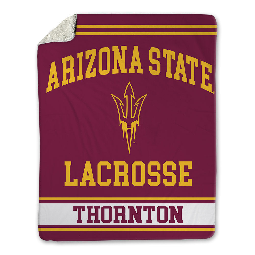 Arizona State - NCAA Women's Lacrosse : Anna Thornton - Blanket-0