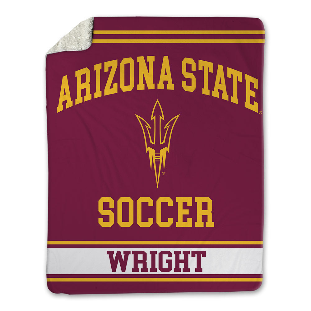 Arizona State - NCAA Women's Soccer : Ava Wright - Blanket-0