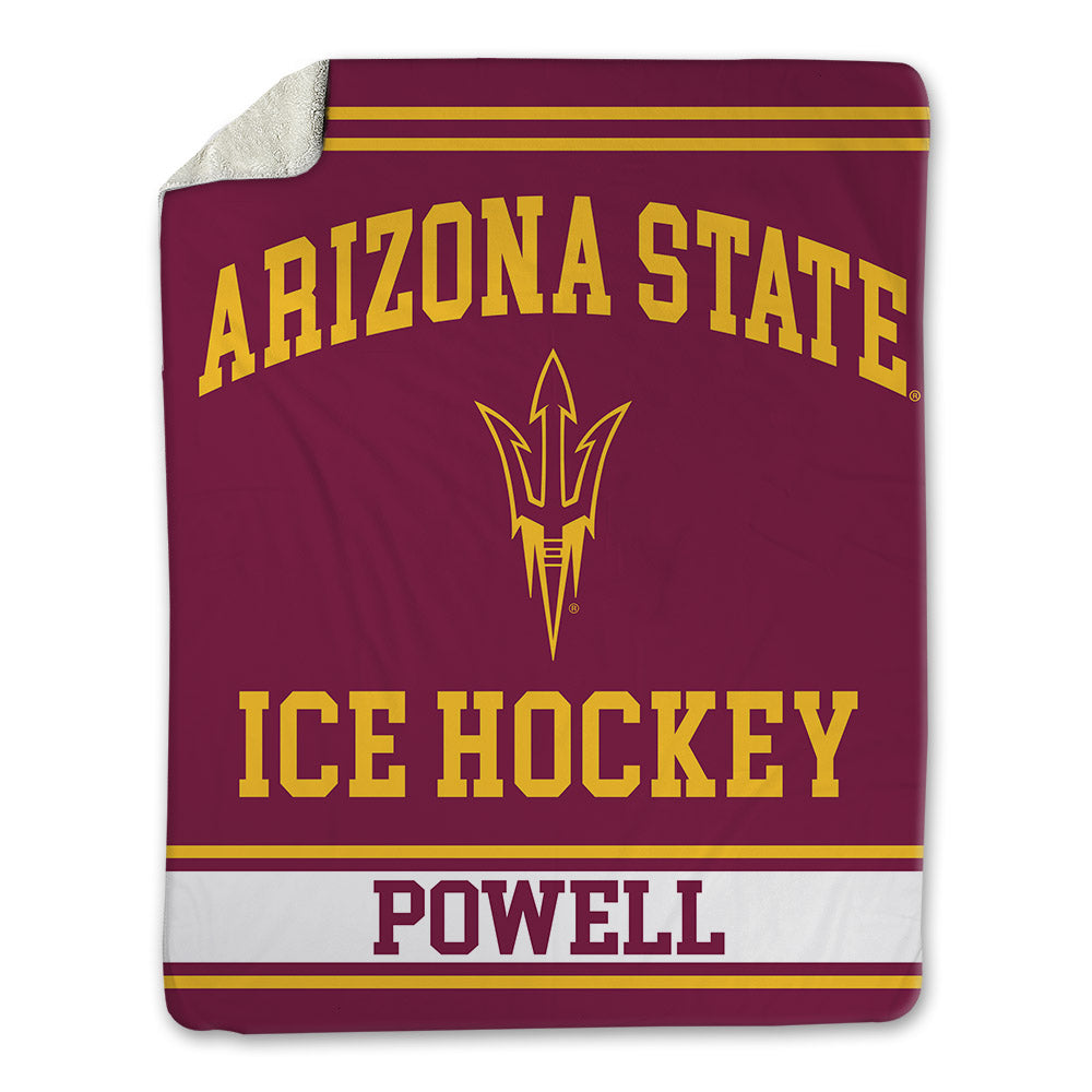 Arizona State - NCAA Men's Ice Hockey : Noah Powell - Blanket-0