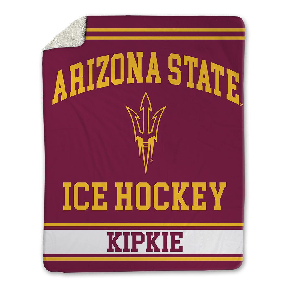 Arizona State - NCAA Men's Ice Hockey : Justin Kipkie - Blanket-0