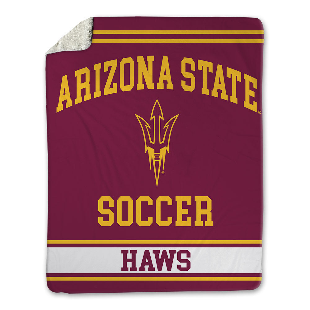 Arizona State - NCAA Women's Soccer : Addison Haws - Blanket-0