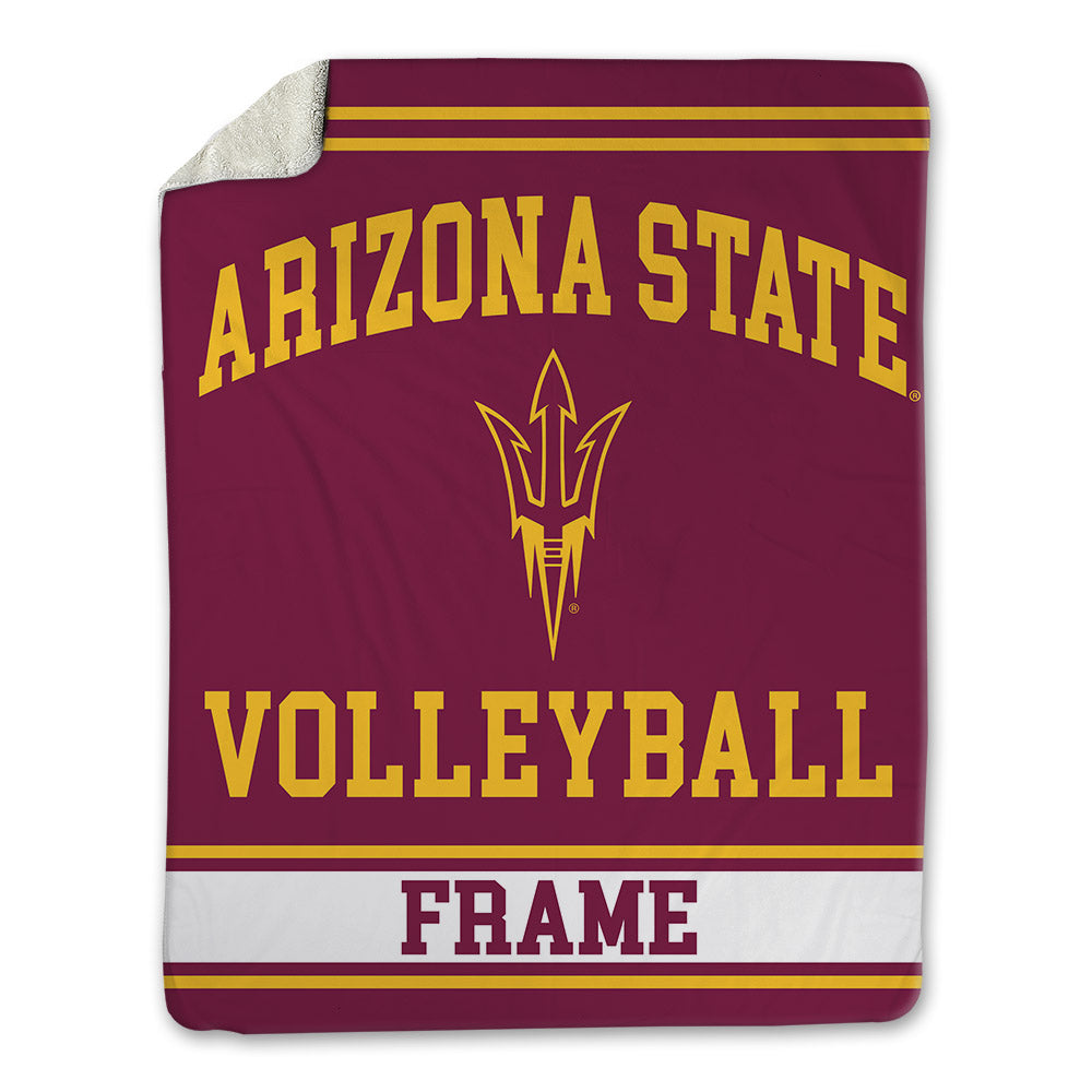 Arizona State - NCAA Women's Volleyball : Faith Frame - Blanket-0