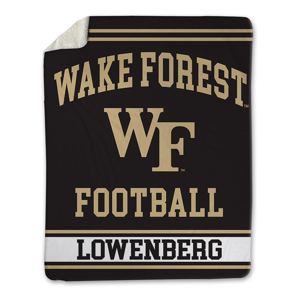 Wake Forest - NCAA Football : Joel Lowenberg - Blanket-0
