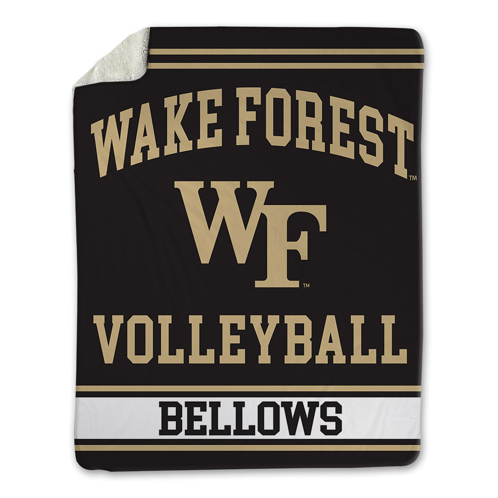 Wake Forest - NCAA Women's Volleyball : Becca Bellows - Blanket-0