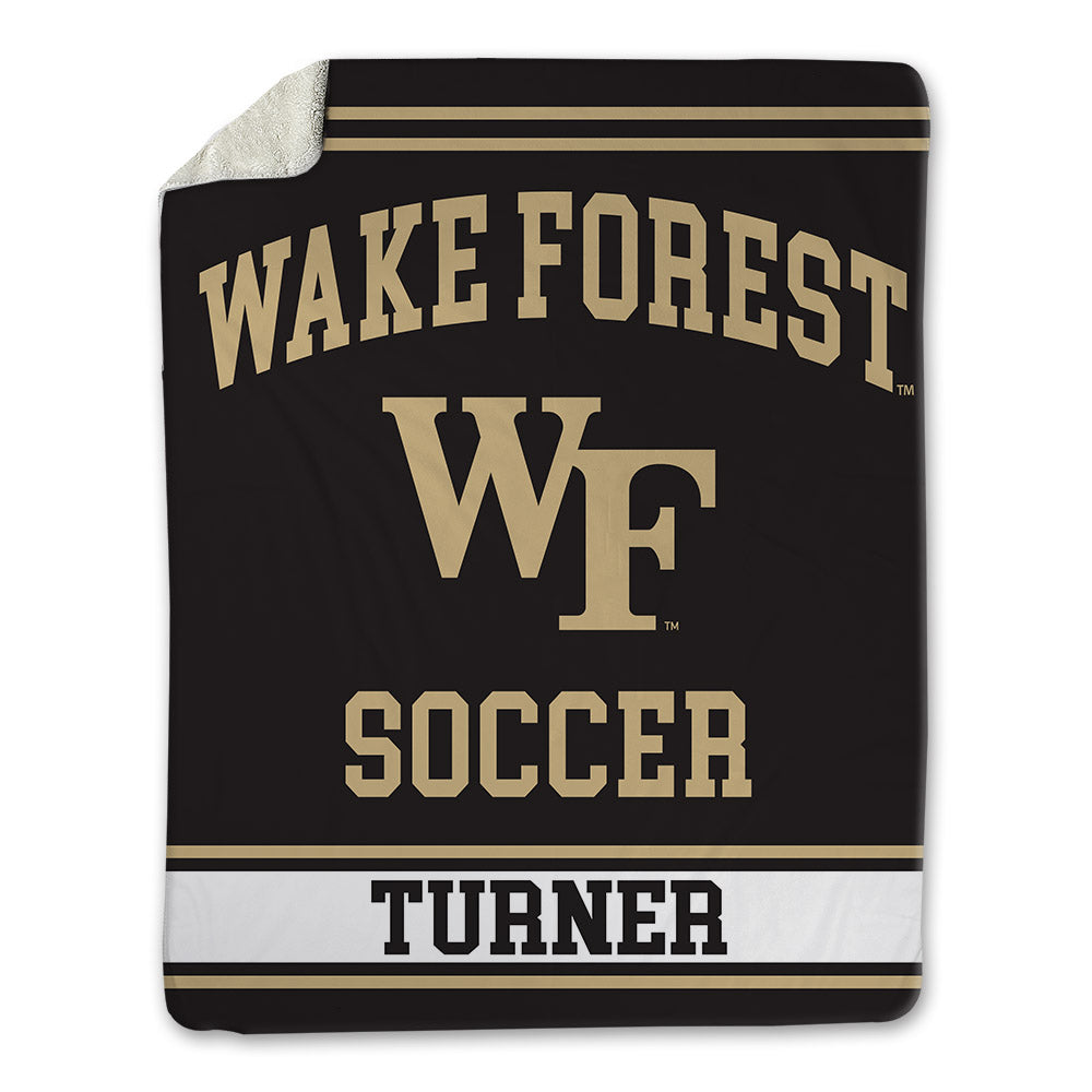 Wake Forest - NCAA Women's Soccer : Jordan Turner - Blanket-0
