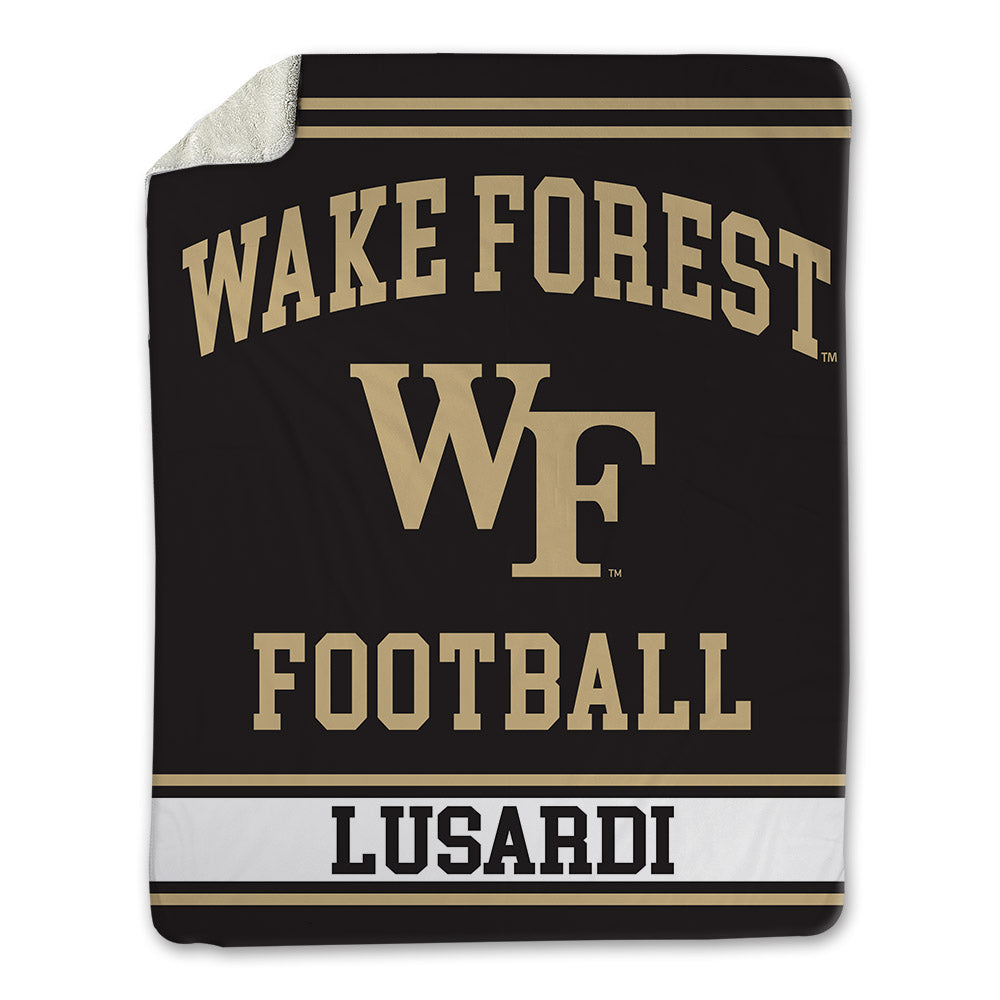 Wake Forest - NCAA Football : Matthew Lusardi - Blanket-0