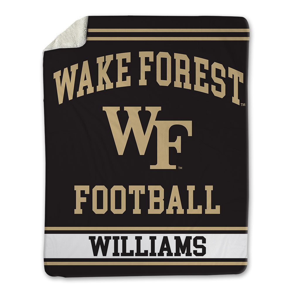 Wake Forest - NCAA Football : BJ Williams - Blanket-0
