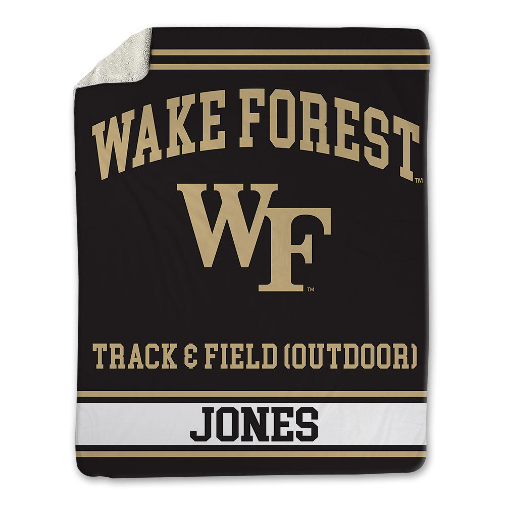 Wake Forest - NCAA Men's Track & Field : Hunter Jones - Blanket-0