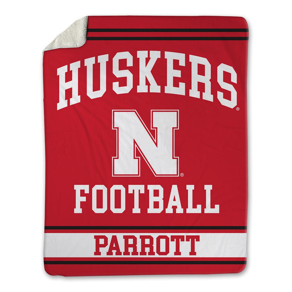 Nebraska - NCAA Football : Dylan Parrott - Blanket Blanket-0