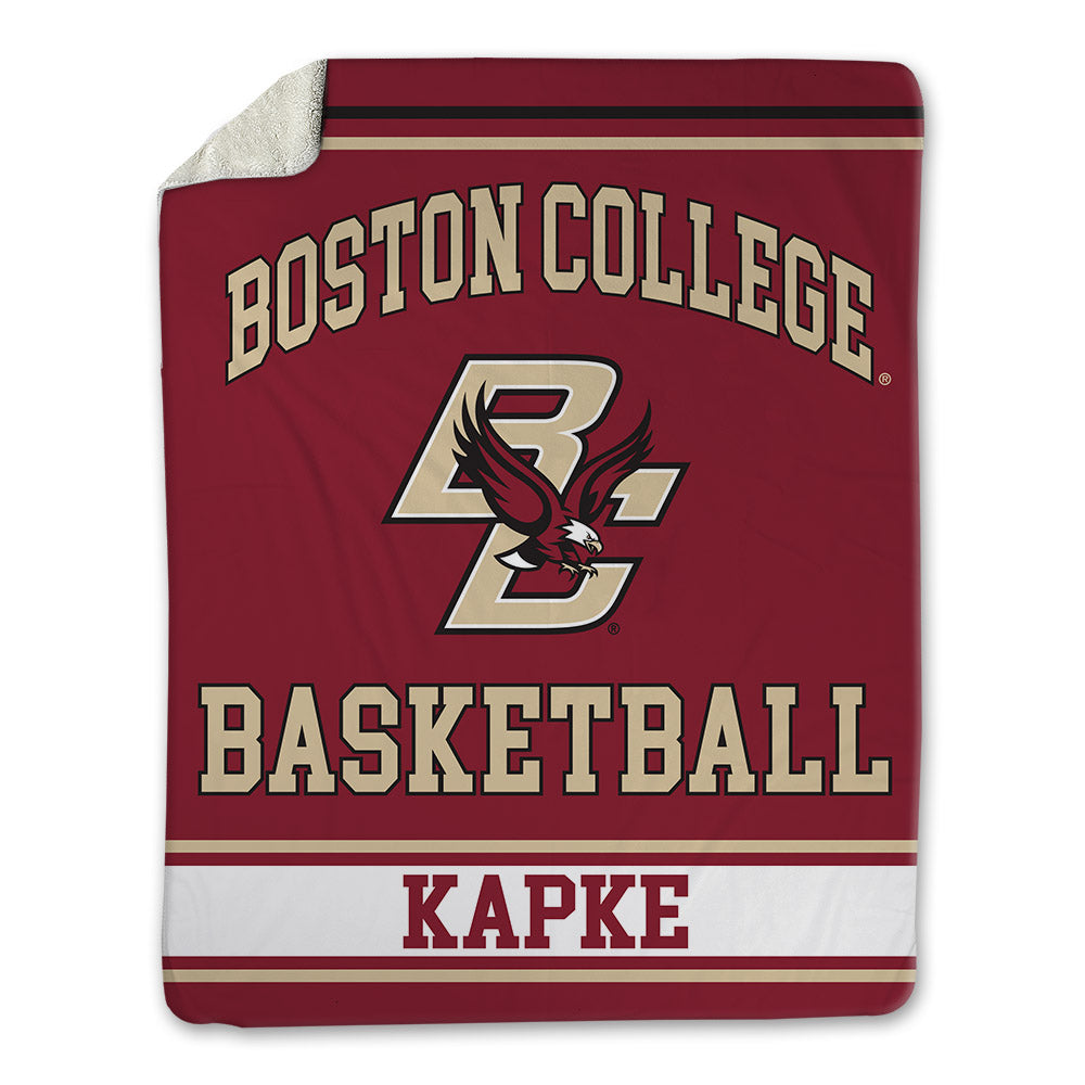 Boston College - NCAA Men's Basketball : Boden Kapke - Blanket-0