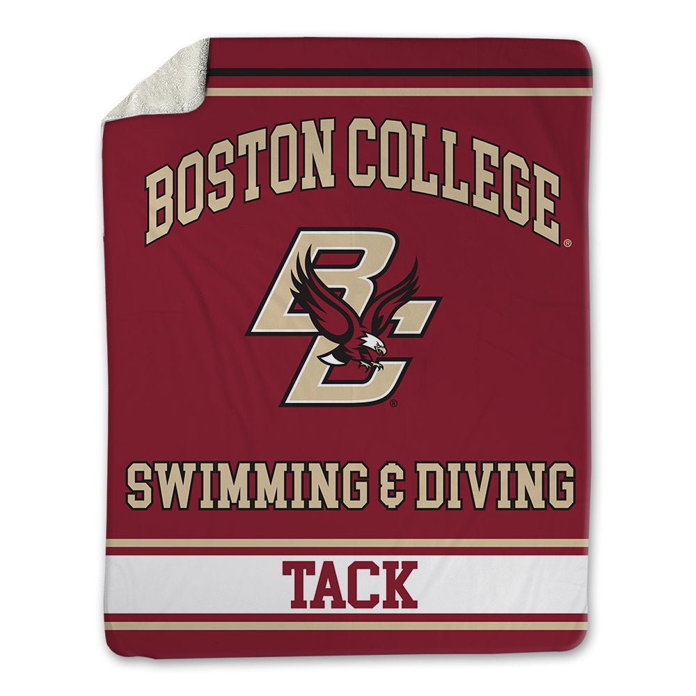 Boston College - NCAA Men's Swimming & Diving : Evan Tack - Blanket-0