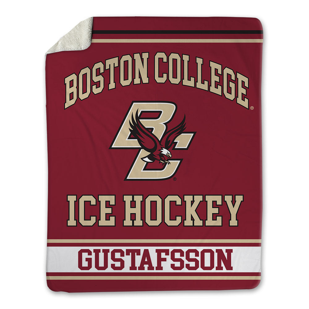 Boston College - NCAA Men's Ice Hockey : Lukas Gustafsson - Blanket-0