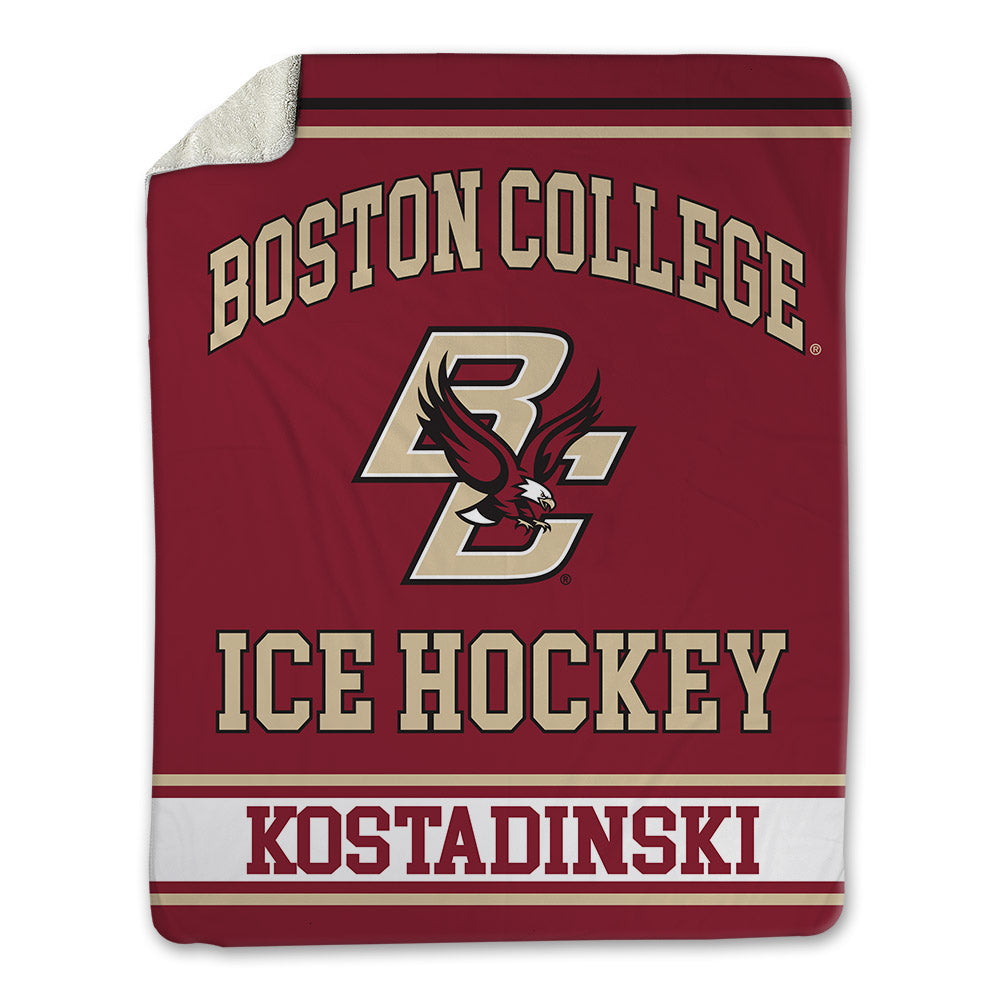 Boston College - NCAA Men's Ice Hockey : Kristian Kostadinski - Blanket-0